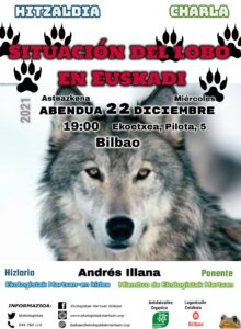 [:es]Charla (Bilbao):  Situación del lobo en Euskadi[:eu]Hitzaldia (Bilbo):  Situación del lobo en Euskadi[:] @ Ekoetxea