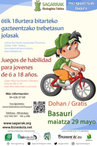 [:es]Pruebas de Habilidad en Bicicleta para Jóvenes de 6 a 18 años en Basauri[:eu]Bizikletan Trebatzeko Probak 6 eta 18 urte bitarteko Gazteentzat Basaurin[:] @ Plaza San Fausto