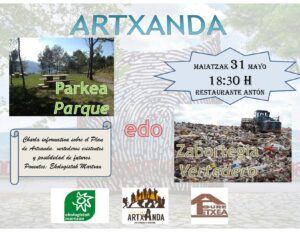 [:es]Charla (Bilbao): Artxanda parque o vertedero[:eu]Hitzaldia(Bilbao): Artxanda parkea ala zabortegia[:]