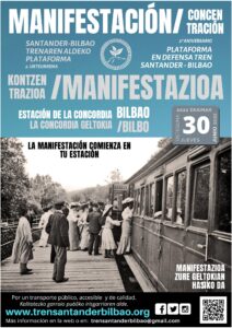 [:es]Manifestación (Bilbao): 'Por un transporte publico, accesible y de calidad'[:eu]Manifestazioa (Bilbo): 'Kalitatezko garraio, publiko eta irisgarri baten alde'[:] @ Estación de La Concordia (Feve)